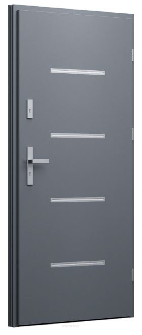 Drzwi Wikęd FutureInox - Wzór FI09a