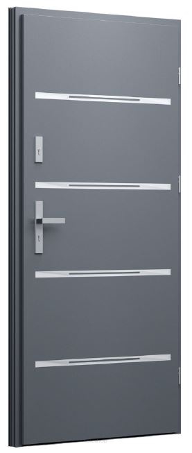 Drzwi Wikęd FutureInox - Wzór FI09c