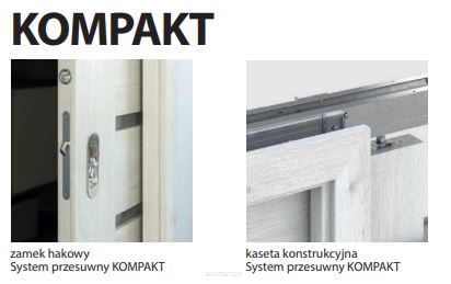 SYSTEMY PRZESUWNE NAŚCIENNE - KOMPAKT